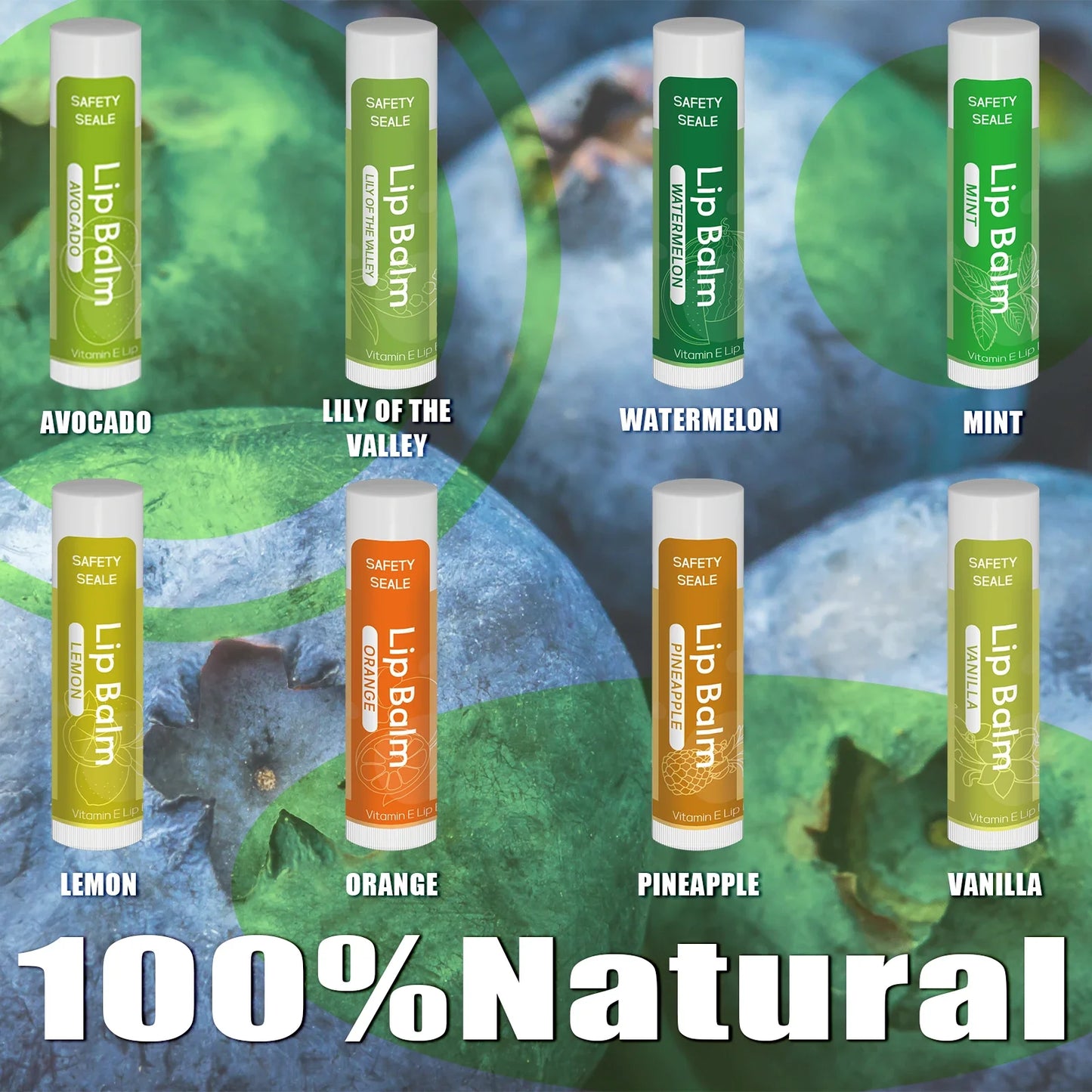 Natural Lip Balm Variety Pack-4