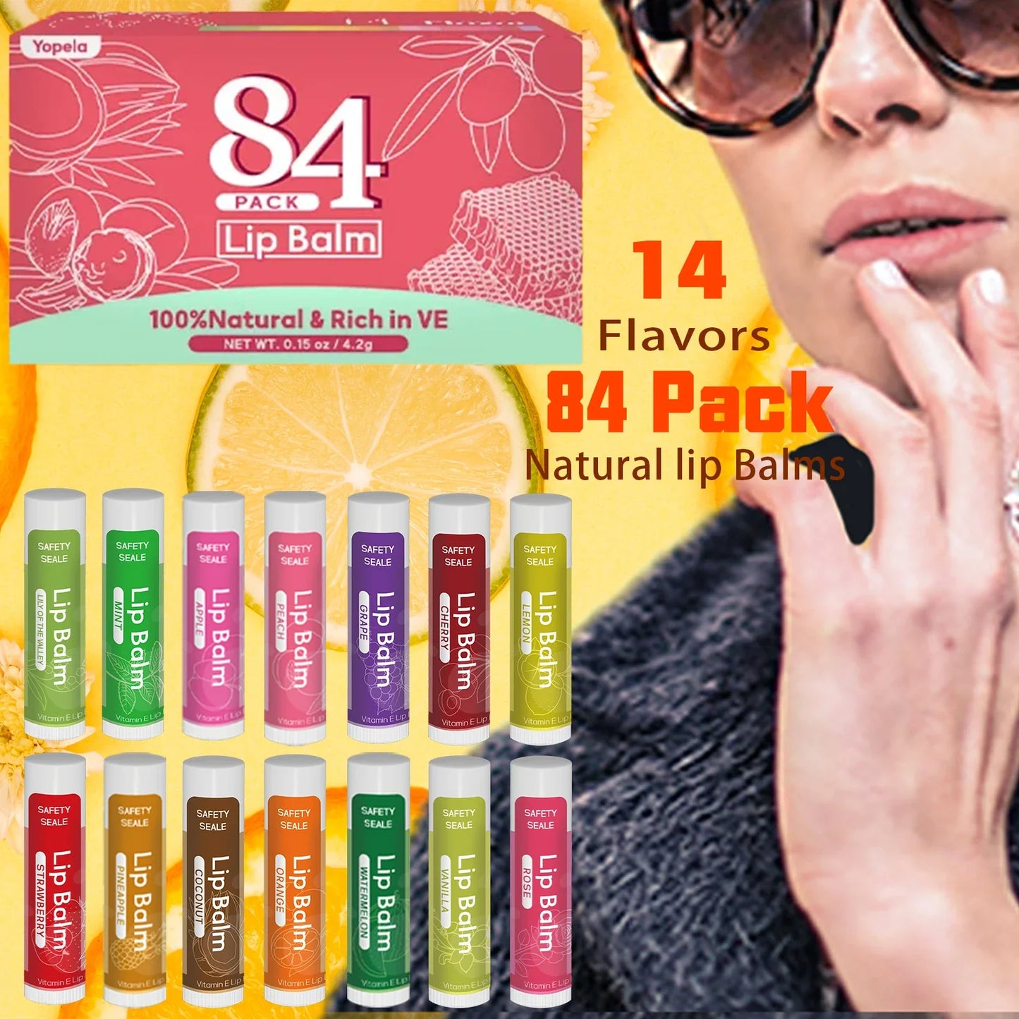 Natural Lip Balm Variety Pack-5