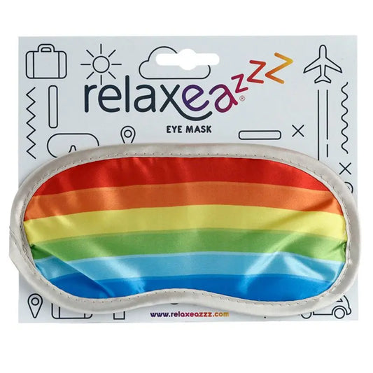 Plush Rainbow Eye Mask-0
