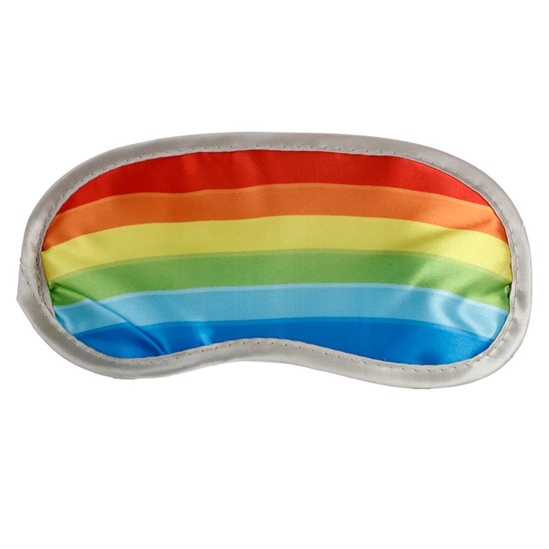 Plush Rainbow Eye Mask-1